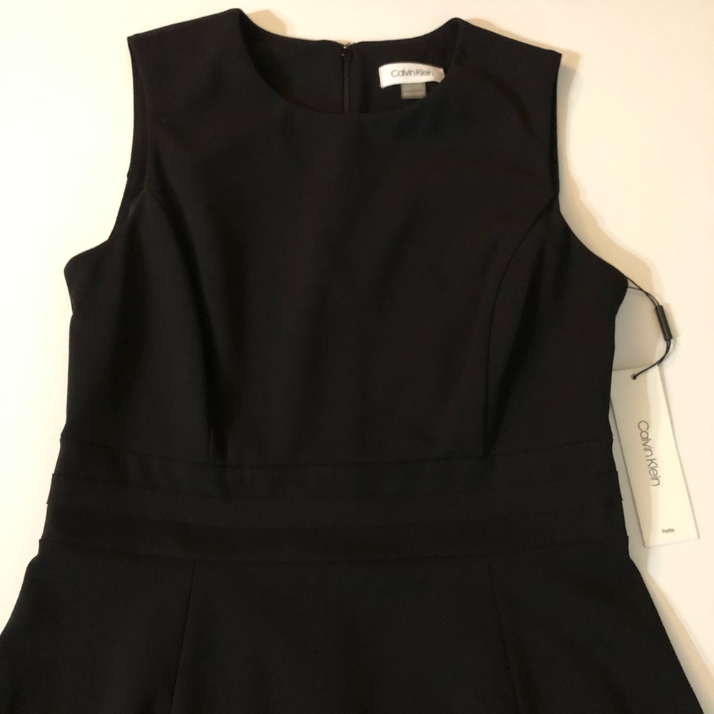 Calvin Klein Polyester Fit & Flare Mini Dress
